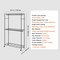 Heavy-Duty Rolling Clothes Garment Rack – Adjustable Shelves & Dual Hanging Rods